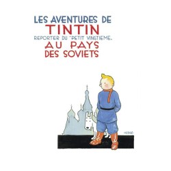 Poster - Tintin au pays de Soviets - Tintin i Sovjet VIT