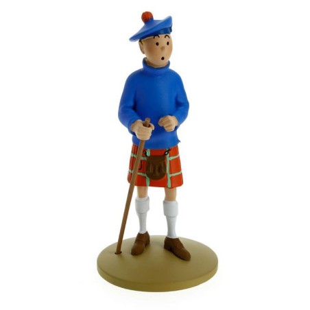 Tintin - Statyett - Tintin i kilt