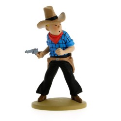 Tintin - Statyett - Cowboy