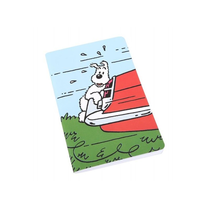 Tintin - Anteckningsbok - Milou på bil
