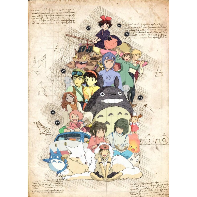 The Hobbit - Parchment map, Pergament karta The Hobbit - Parchment map, Pergament karta
