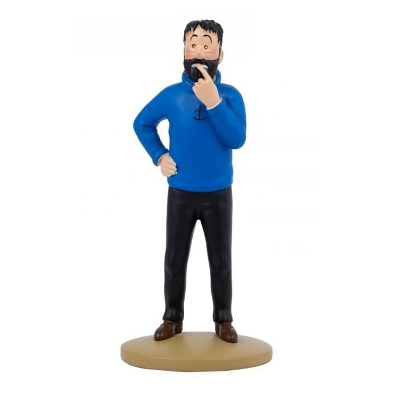 Tintin - Statyett - Haddock funderar Tintin - Statyett - Haddock funderar