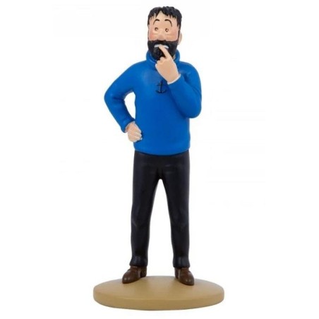 Tintin - Statyett - Haddock funderar