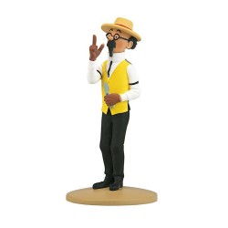 Tintin - Statyett - Professor Kalkyl som trädgårdsmästare