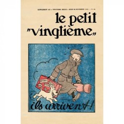 Poster - Le Petit Vingtième: Tintin på väg (1935)