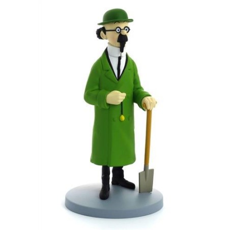 Tintin - Statyett - Professor Kalkyl med spade