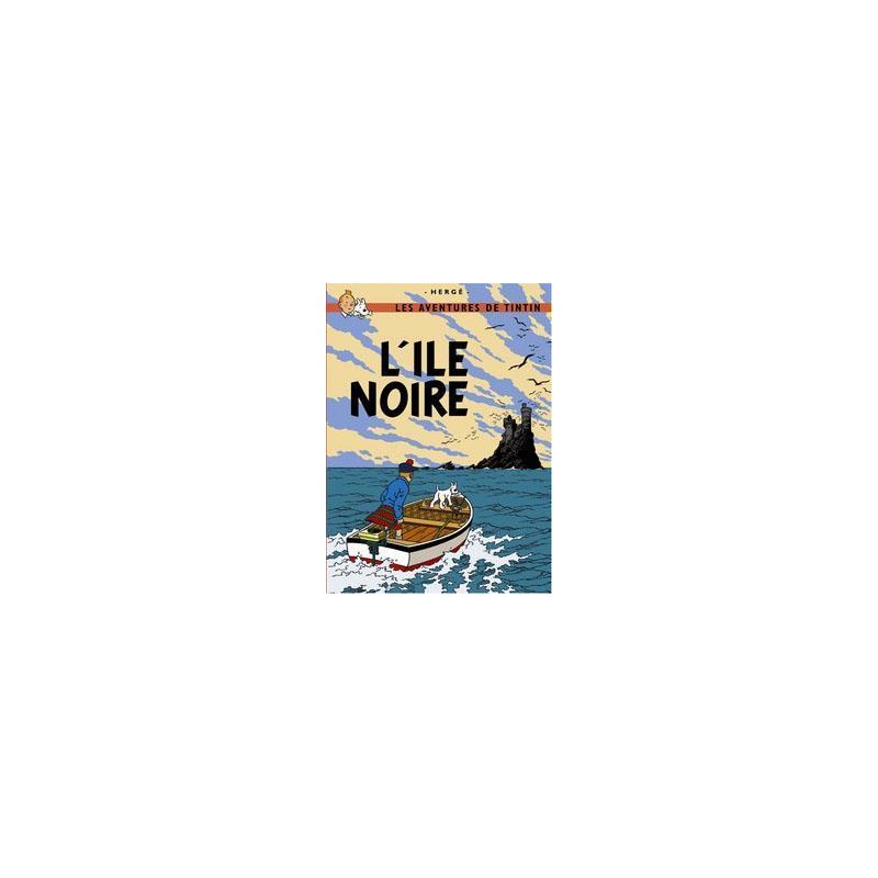 Poster - Tintin L'Île Noire - Den svarta ön Poster - Tintin L'Île Noire - Den svarta ön
