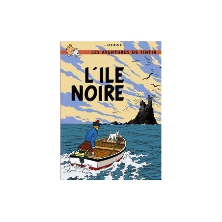 Poster - Tintin L'Île Noire - Den svarta ön