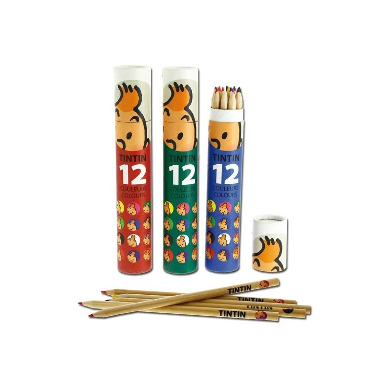 Tintin - Pennor 12 st - Blå box