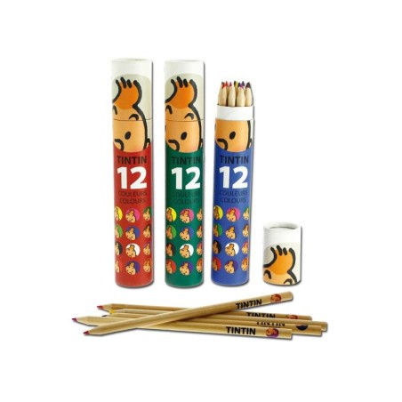 Tintin - Pennor 12 st - Blå box