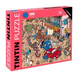 Tintin - Pussel - Bilkrasch