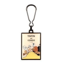 Tintin - Nyckelring albumframsida - Congo 2