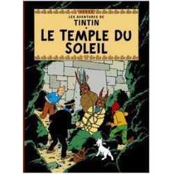 Poster - Tintin Le Temple du Soleil - Solens tempel