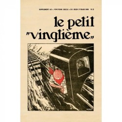 Poster - Le Petit Vingtième: Tintin i Amerika (1932)