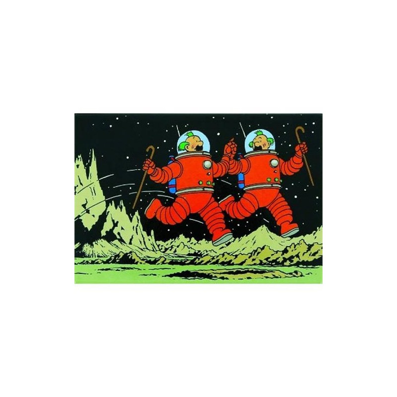 Tintin - Magnet - Dupontarna på månen