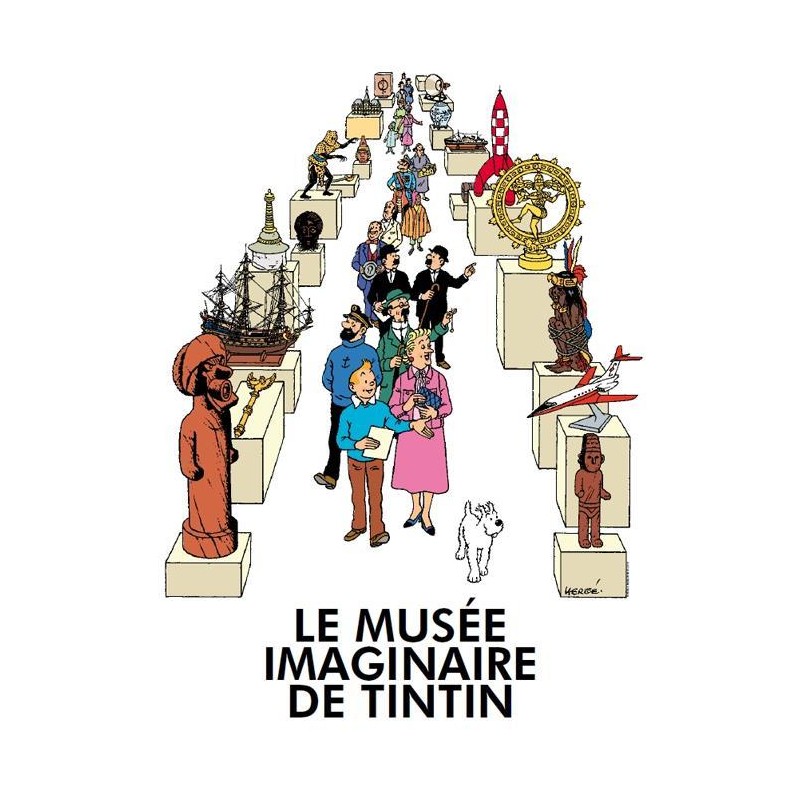 Poster - le musée imaginaire de Tintin - Tintins museum Poster - le musée imaginaire de Tintin - Tintins museum