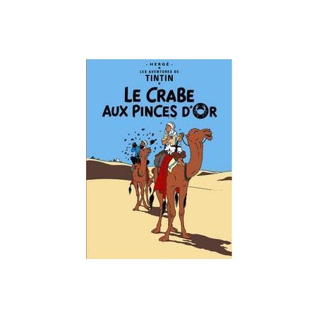 Poster - Tintin Le Crabe aux Pinces d'Or -Krabban med guldklorna