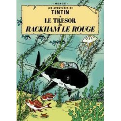 Poster - Tintin Le tresor de Rackham le Rouge - Rackham den Rödes skatt