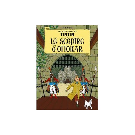 Poster - Tintin Le Sceptre d'Ottokar - Kung Ottokars spira