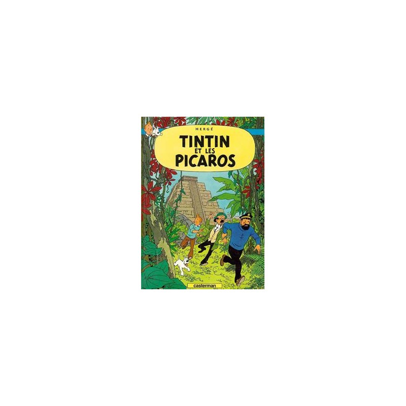 Poster - Tintin et les picaros - Tintin hos gerillan Poster - Tintin et les picaros - Tintin hos gerillan