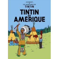 Poster - Tintin en Amérique - Tintin i Amerika