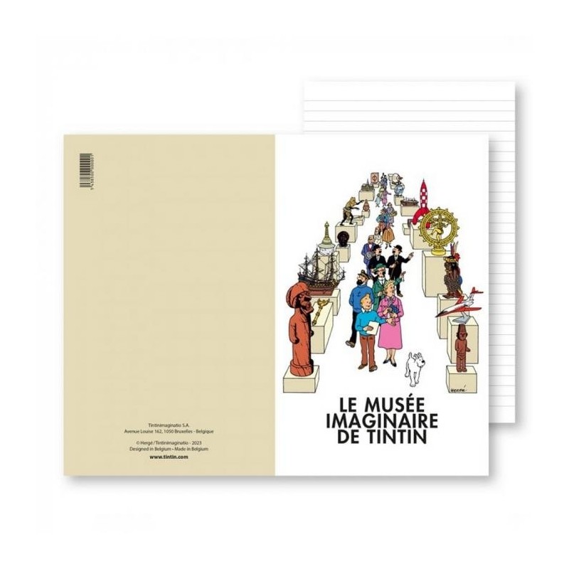 Tintin - Anteckningsbok - Imaginära museet
