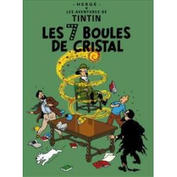 Poster -Tintin Les Sept Boules de cristal De sju kristallkulorna