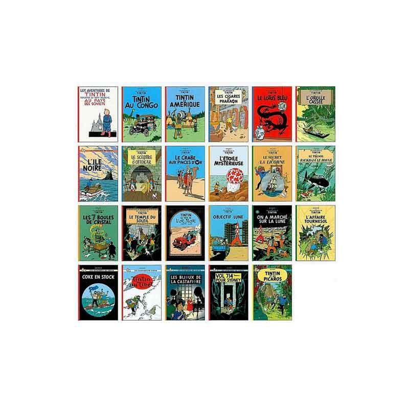 Tintin - 26 Vykort - Alla albumframsidor plus 3 extra exklusiva kort Tintin - 26 Vykort - Alla albumframsidor plus 3 extra exklusiva kort