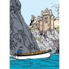 Tintin - Plastficka A4 - Den Svarta Ön