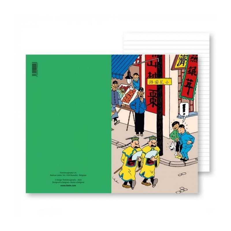 Tintin - Anteckningsbok - Dupont och Dupont i Kina