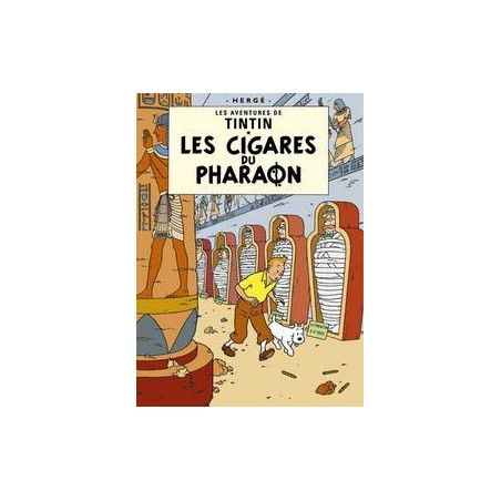 Poster - Tintin Les Cigars du Pharaon - Faraos cigarrer