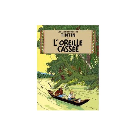 Poster - Tintin L'Oreille Cassée - Det sönderslagna örat