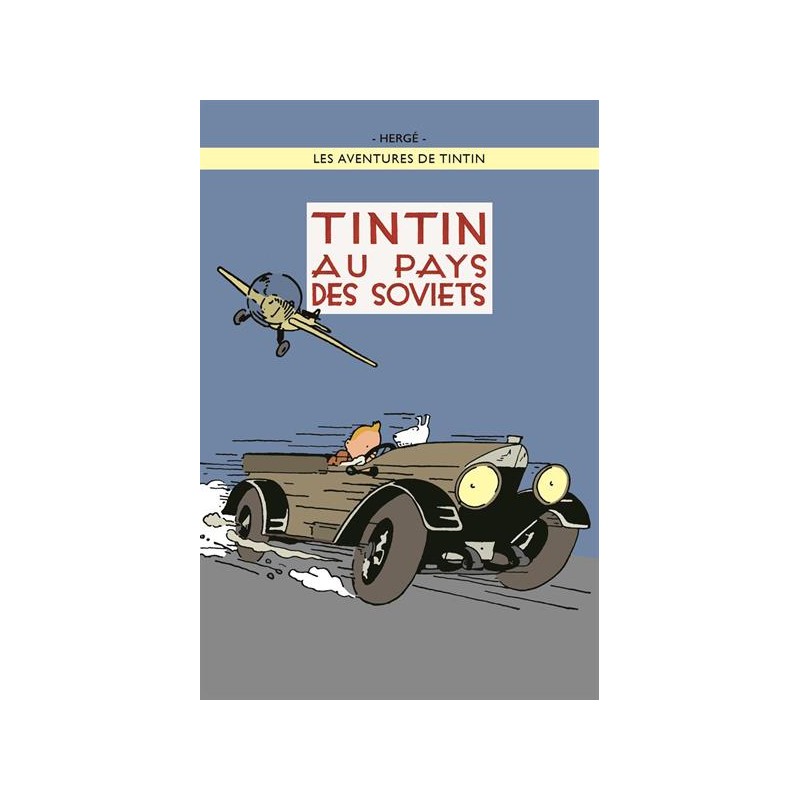 Poster - Tintin au pays de Soviets - Tintin i Sovjet Poster - Tintin au pays de Soviets - Tintin i Sovjet