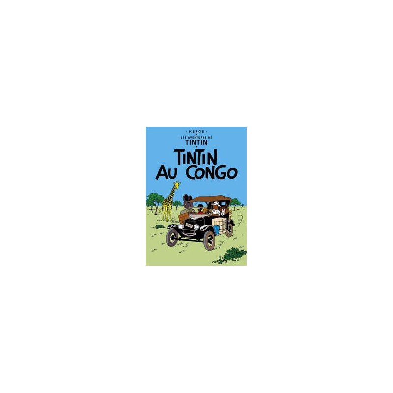 Poster - Tintin au Congo - Tintin i Kongo Poster - Tintin au Congo - Tintin i Kongo
