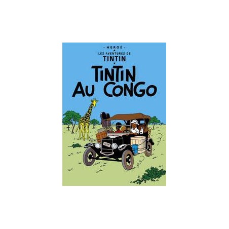 Poster - Tintin au Congo - Tintin i Kongo