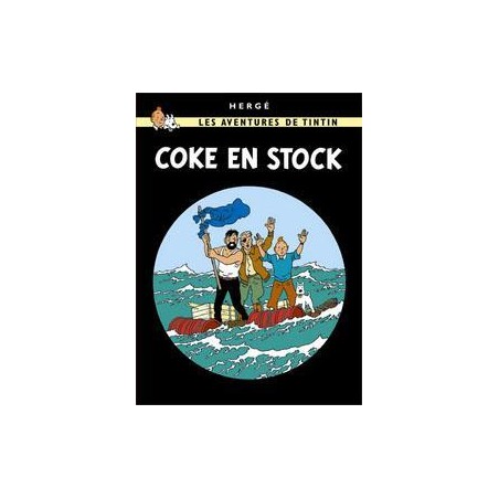 Poster - Tintin Coke en stock - Koks i lasten