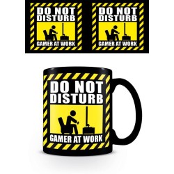 Gamer at Work - Black - Mugg