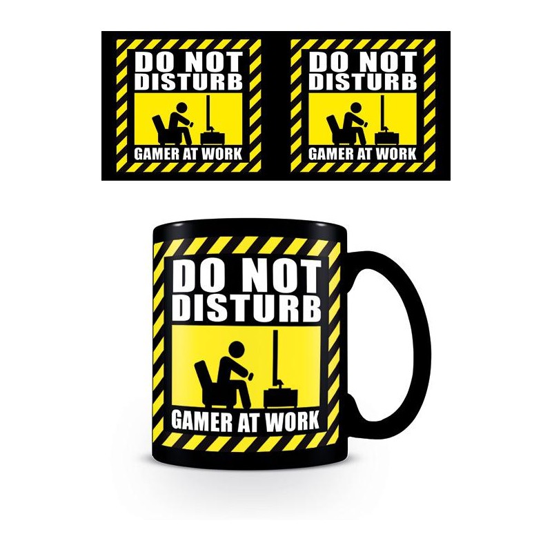 Gamer at Work - Black - Mugg Gamer at Work - Black - Mugg