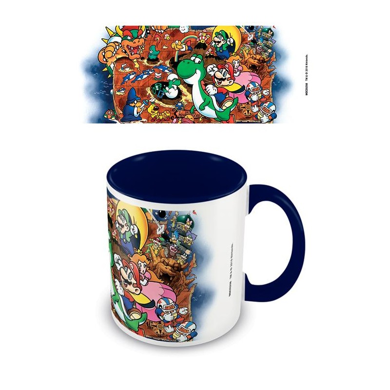 Super Mario - World - Blue - Mugg Super Mario - World - Blue - Mugg