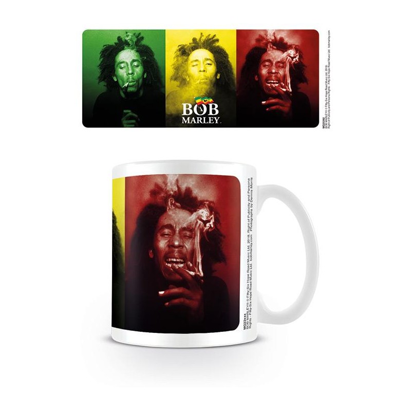 Bob Marley - Tricolour Smoke - Mugg Bob Marley - Tricolour Smoke - Mugg