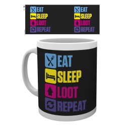 Battle Royale - Gaming - Eat Sleep Loot Repeat- Mugg