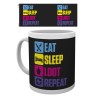 Battle Royale - Gaming - Eat Sleep Loot Repeat- Mugg