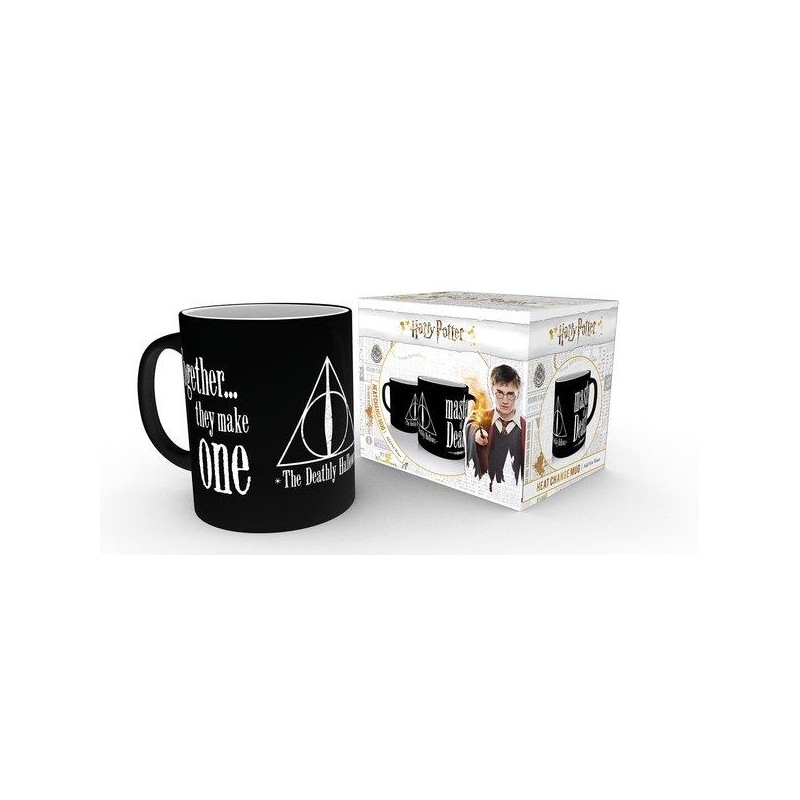 Harry Potter - Deathly Hallows - Mugg som byter motiv Harry Potter - Deathly Hallows - Mugg som byter motiv