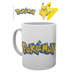 Pokemon - Logo And Pikachu - Mugg
