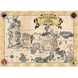 The Hobbit - Parchment map, Pergament karta