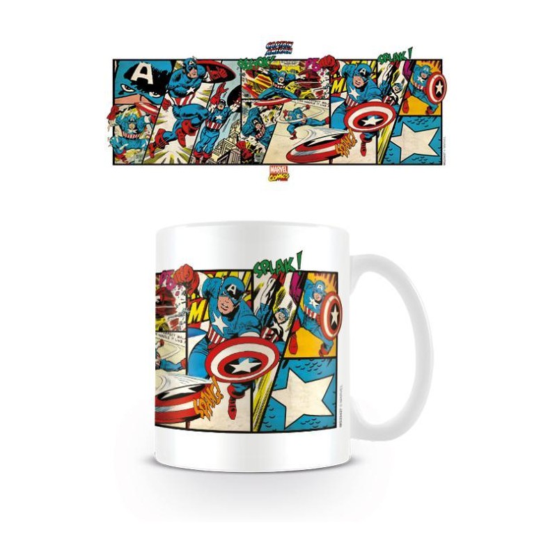 Marvel Comics (Captain America Panels) - Mugg Marvel Comics (Captain America Panels) - Mugg
