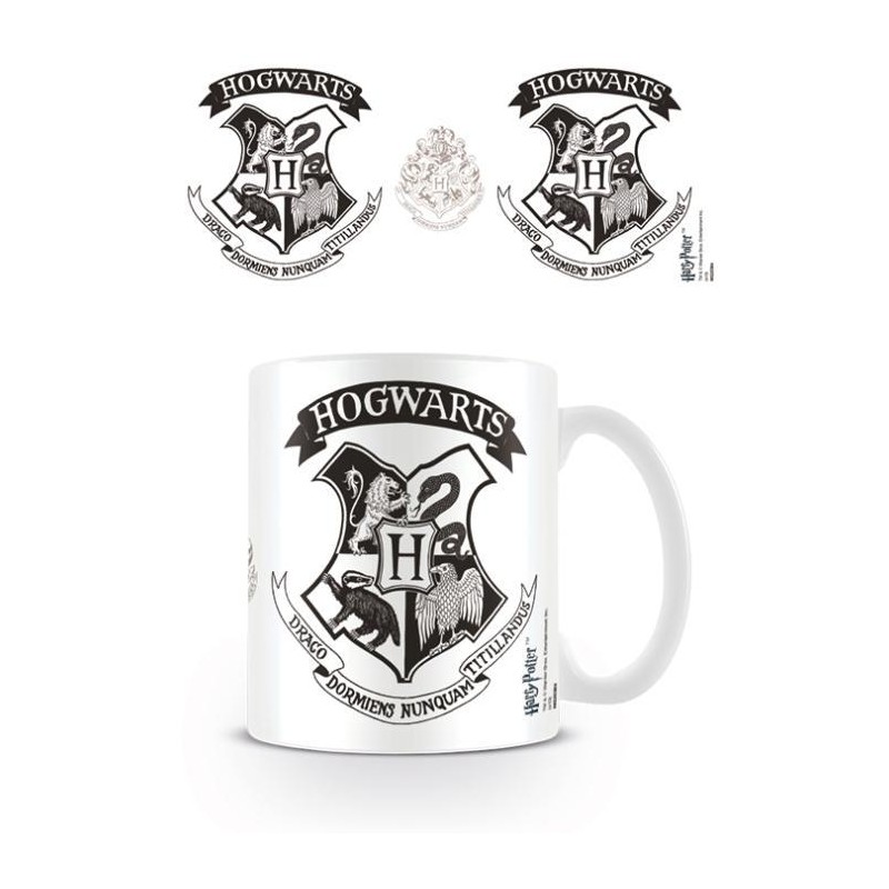 Harry Potter (Hogwarts Crest Black) - Mugg Harry Potter (Hogwarts Crest Black) - Mugg