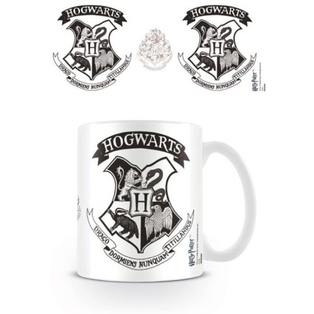 Harry Potter (Hogwarts Crest Black) - Mugg