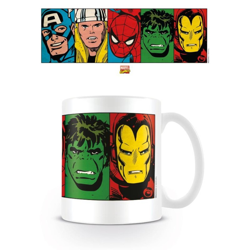 Marvel Comics (Faces) - Mugg Marvel Comics (Faces) - Mugg