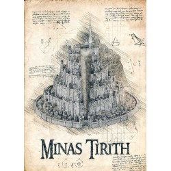 The Hobbit - Parchment map, Pergament karta